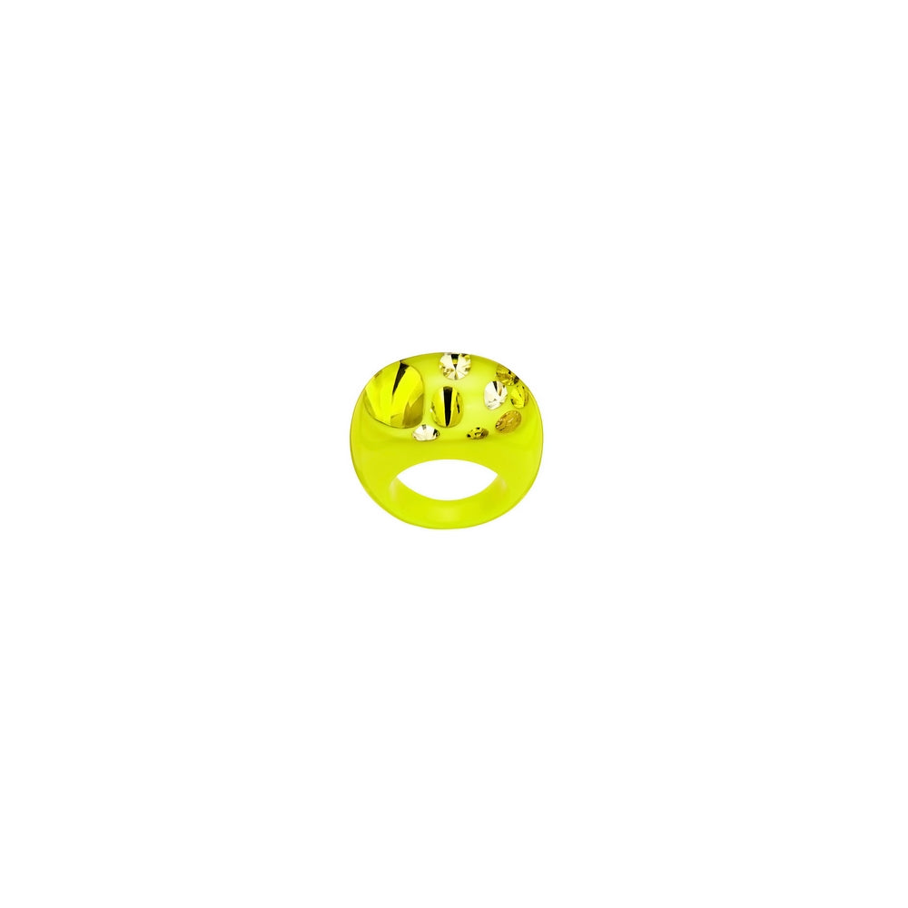 bague star jaune fluo