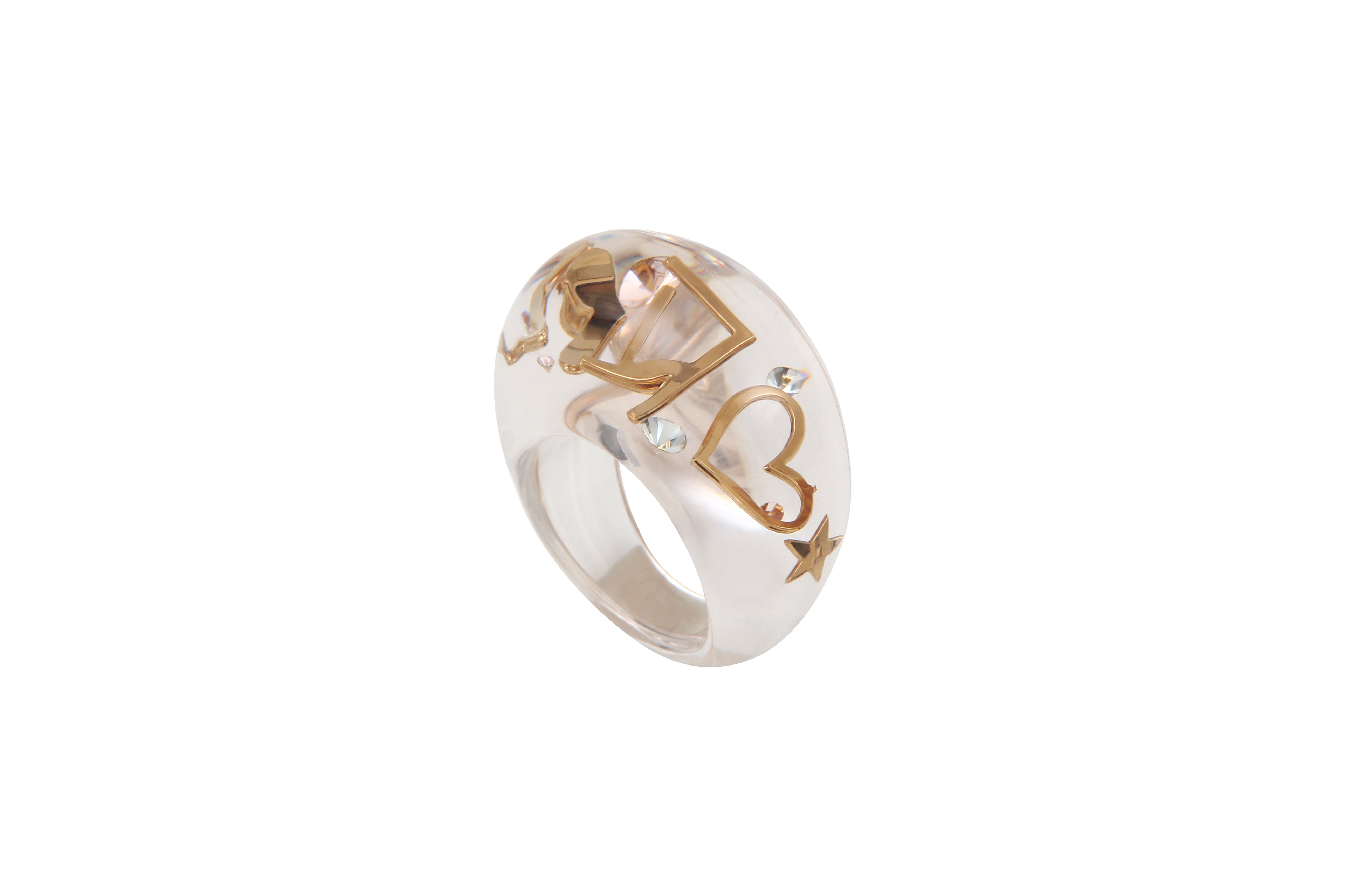 Bague "Signature" Cristal 